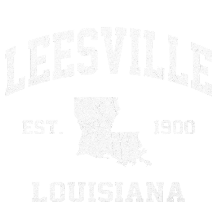 Leesville Louisiana LA Vintage State Athletic Style Button