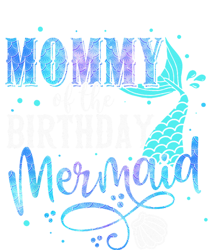 Mommy Of The Birthday Mermaid Family Matching Party Squad Valucap Bio-Washed Visor