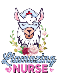 Llamazing Nurse Cute Llama Cosplay Nurse Flower Gift Gift Softstyle Adult Sport Polo