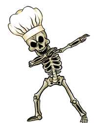 Dabbing Skeleton Chef Halloween Dabbing Scary Chef Great Gift USA-Made Snowflake Beanie