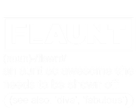 Funny Aunt Funny Gift Flaunt Definition Auntie Gift T-Shirt