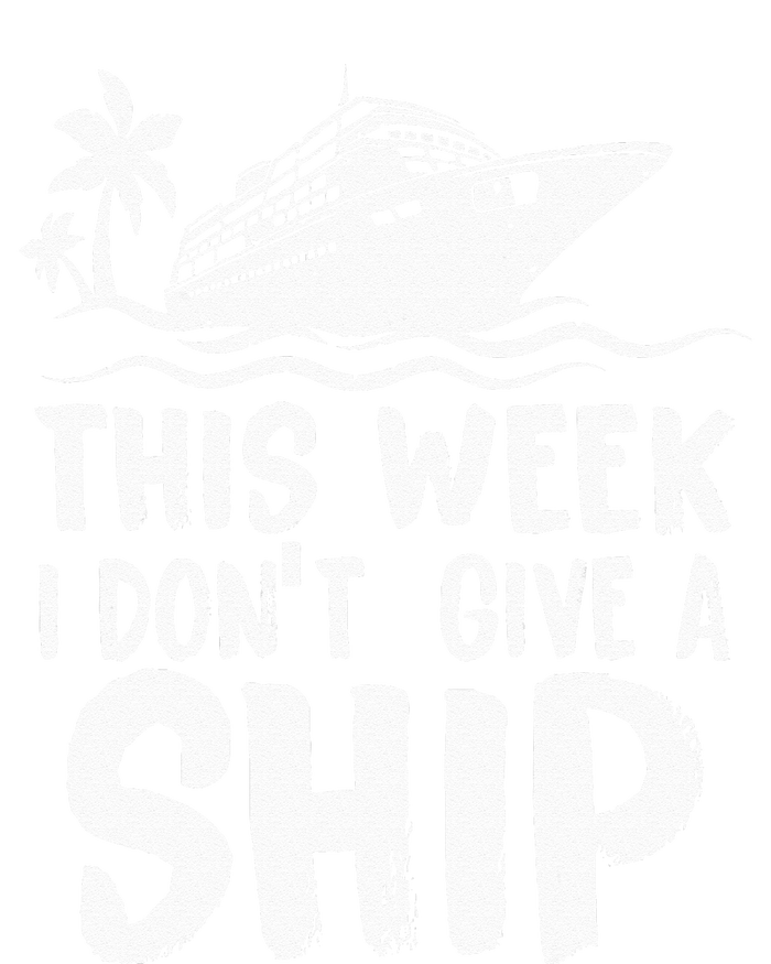 This Week I Don´t Give A Ship Cruise Trip Vacation Funny Bella+Canvas Jersey Crop Tee