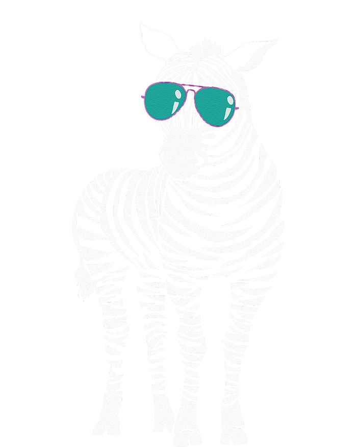 Cool Sunglasses Zebra Zookeeper Wildlife Animal Lover T-Shirt