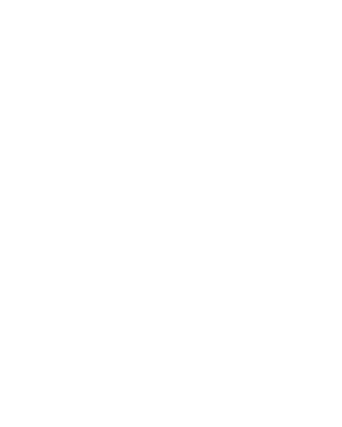 Funny Football Aunt Gift Crazy Football Auntie Gift Magnet