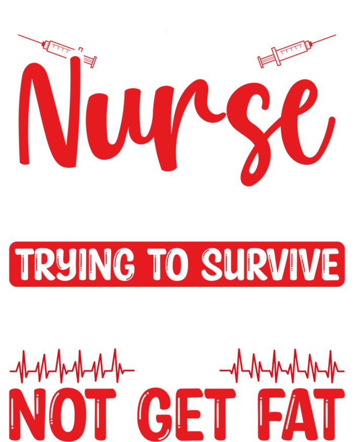 Night Shift Nurse Appreciation Rn Cna Nurse Funny Nursing Cute Gift Women's Racerback Tank