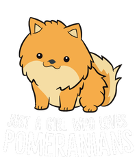 Just A Girl Who Loves Pomeranians Women's V-Neck T-Shirt