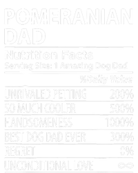 Pomeranian Dad Nutrition Facts Funny Pomeranian Dog Owner Premium T-Shirt