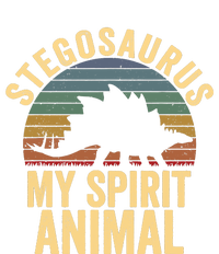 Stegosaurus Is My Spirit Animal Dinosaur Lovers Gift Women's Perfect Tri Tunic Long Sleeve Shirt