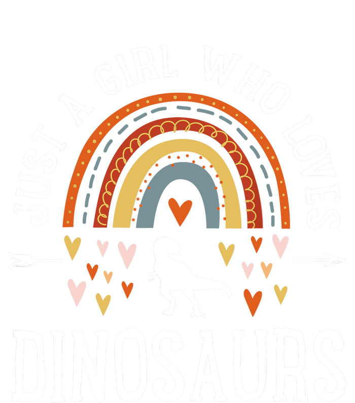 Just A Girl Who Loves Dinosaurs Rainbow Gifts For Dino Lover T-Shirt