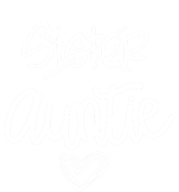 Funny Sister Promoted To Auntie Heart Sister Aunt Gift Hoodie