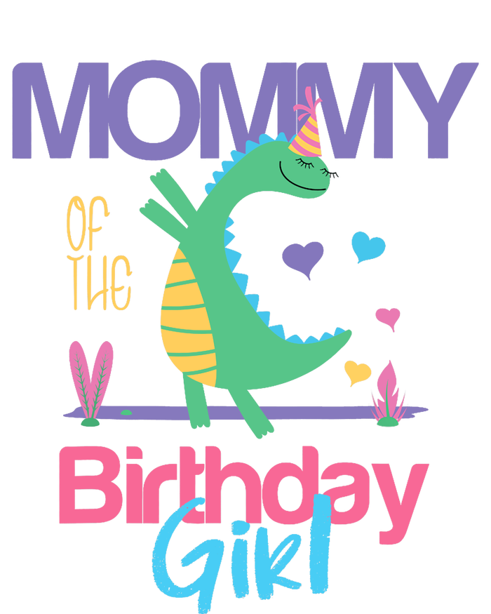 Mommy Of The Birthday Girl Dinosaur Theme Matching Family Yupoong Adult 5-Panel Trucker Hat