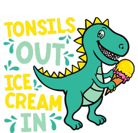 Tonsils Out Ice Cream In Dino Tonsillectomy Tonsil Removal T-Shirt