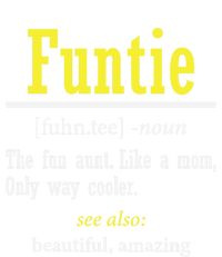 Funtie Definition Auntie Lover Family Aunt Birthday Funny Cute Gift Hoodie