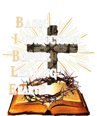 Bible Basic Instructions Before Leaving Earth Christian Canvas