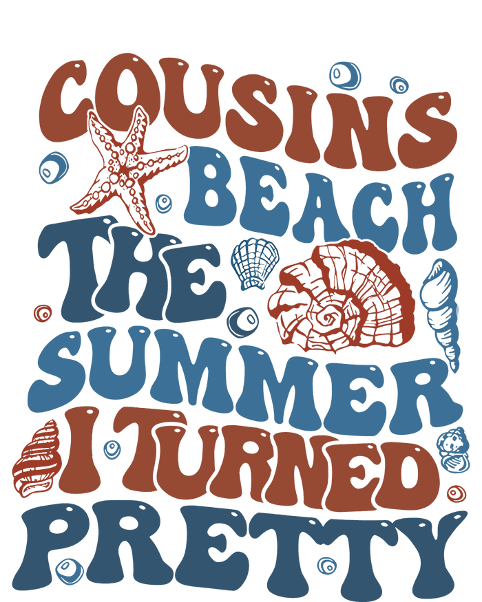 Cousins Beach Summer I Turned Pretty Beach Vibe Positive Quote Summer USA-Made Doggie Bandana