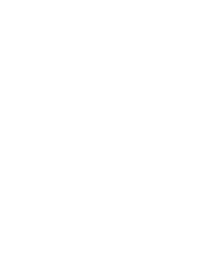 Nurse Nutrition Facts Rn Squad Matching Nurse Week Cute Gift Sustainable Knit Beanie