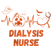 Halloween Dialysis Nurse Stethoscope Heartbeat Nursing Gift T-Shirt