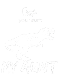 Your Aunt My Aunt Funny Lizard Cute Auntie Dinosaur Family Tie-Dye T-Shirt