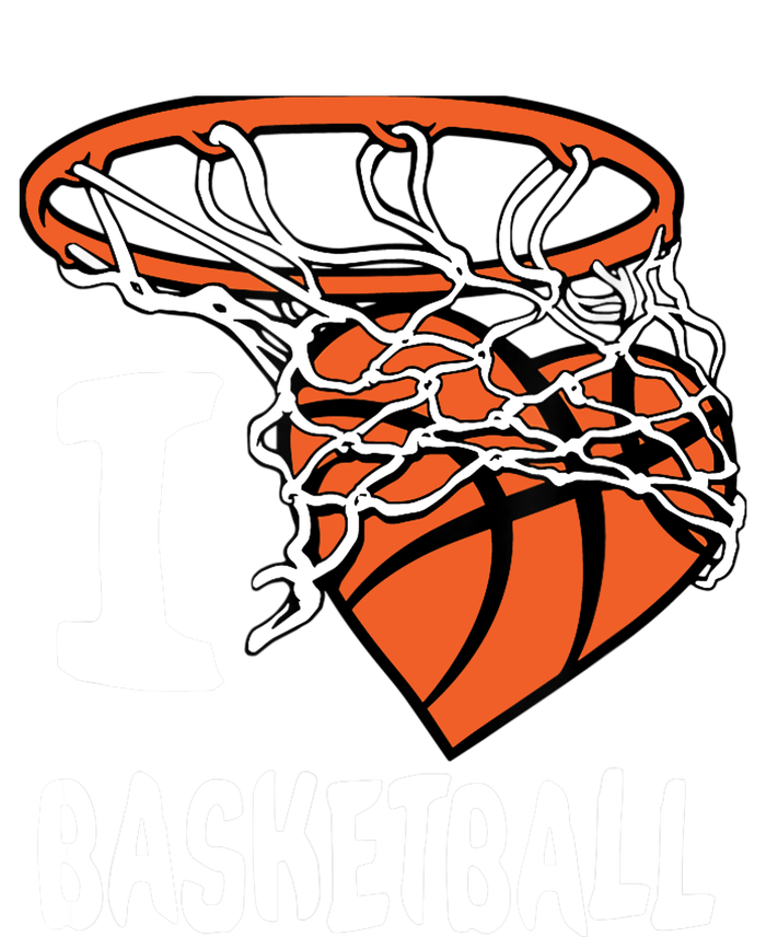 I Love Basketball Girl & Boy Basketball Hoop Legacy Cool Fit Booney Bucket Hat