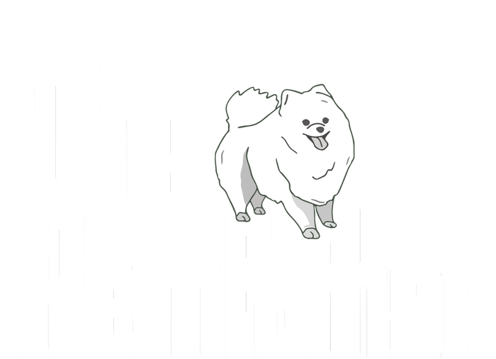 The Pomfather Pom Father Funny Dog Dad Pomeranian Lover Women's V-Neck T-Shirt