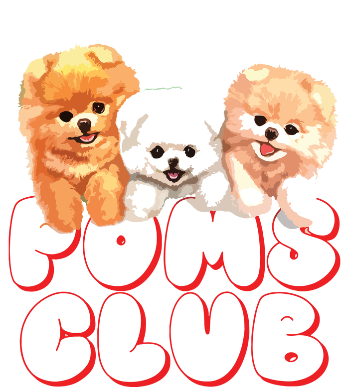 Cute Pomeranian Puppy Poms Club Baby Dog T-Shirt