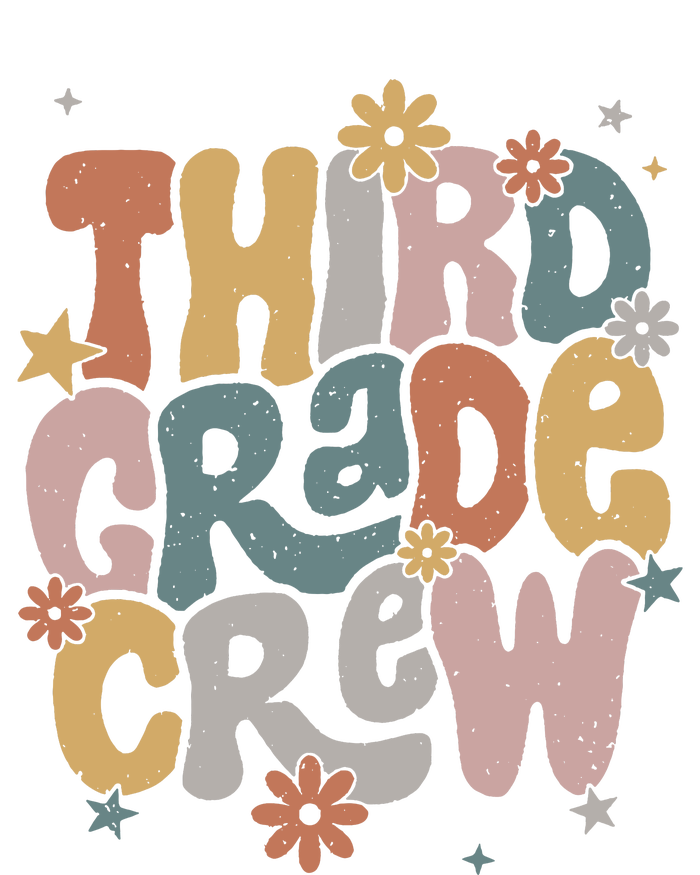 Retro Third Grade Crew 3rd Grade Teacher First Day Of School Teacher T-Shirt