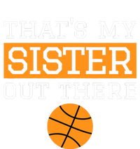 Brother Basketball Gift That's My Sister Basketball Brother Women's V-Neck T-Shirt