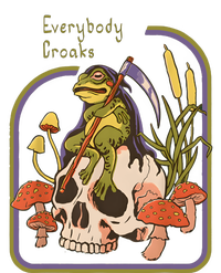 Everybody Croaks Frog Skull Mushroom Everybody Croak T-Shirt