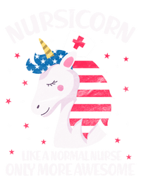 Nursicorn Nurse Unicorn Usa Flag 4th Of July Patriotic Cute Gift T-Shirt