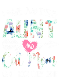 I Have Two Titles Aunt And Cat Mom Floral Decor Flower Nana Gift Tie-Dye T-Shirt