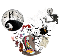 Head Nightmare Before Jack And Sally Halloween Oogie With Bash T-Shirt