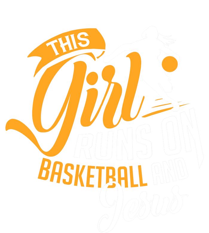 Christian Basketball This Girl Runs On Jesus And Basketball Tote Bag