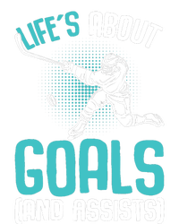 Life´s About Goals Hockey Player Ice Hockey Boy Kids Long Sleeve Shirt