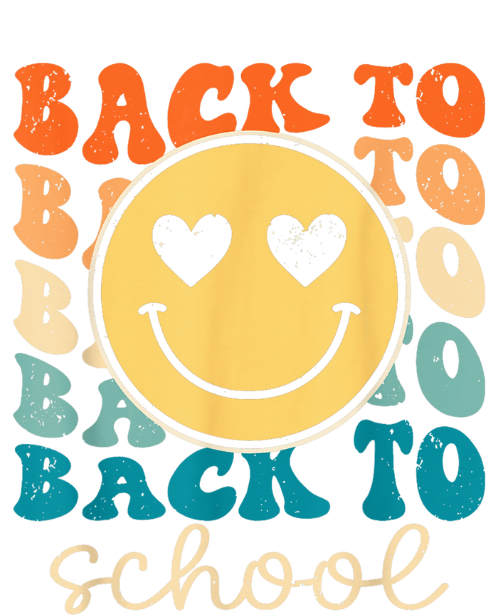 Boho Style Groovy Smile Back to School T-Shirt