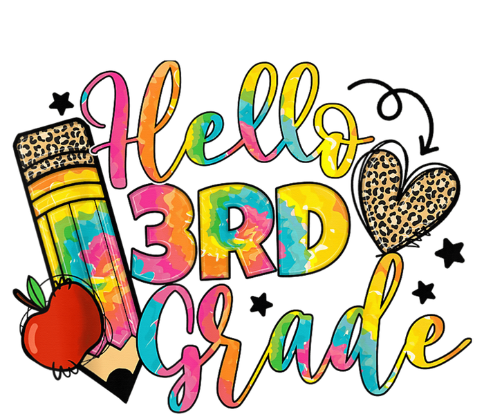 Hello 3rd Grade Back To School Third Grade Teacher Girls T-Shirt