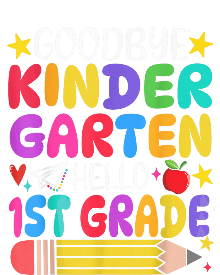 Goodbye Kindergarten Hello First Grade Graduation First Day Pom Pom 12in Knit Beanie