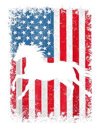 American Flag 4th Of July Horse Patriotic Vintage Sweatshirt Cinch Pack Bag