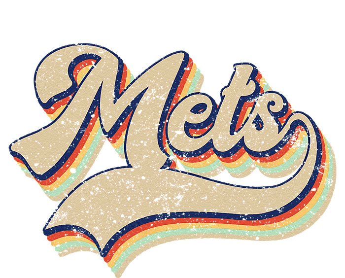 Mets Name Vintage Retro Baseball Lovers Baseball Fans T-Shirt