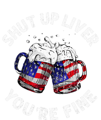 Shut Up Liver Youre Fine Funny 4th Of July Beer Drinking 16 in Basic Backpack