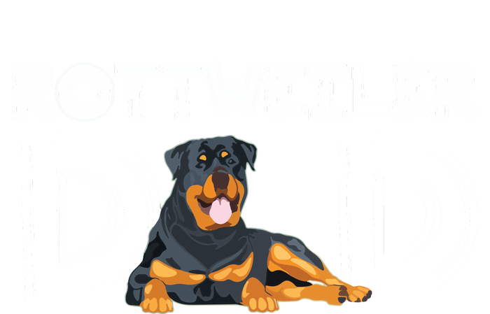 Rottweiler Dad Gift Fathers Day Rottweiler Toddler Fine Jersey T-Shirt