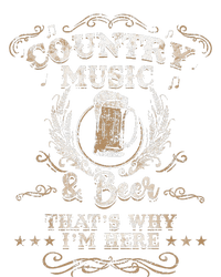 Vintage Country Music And Beer Thats Why Im Here Legends T-Shirt