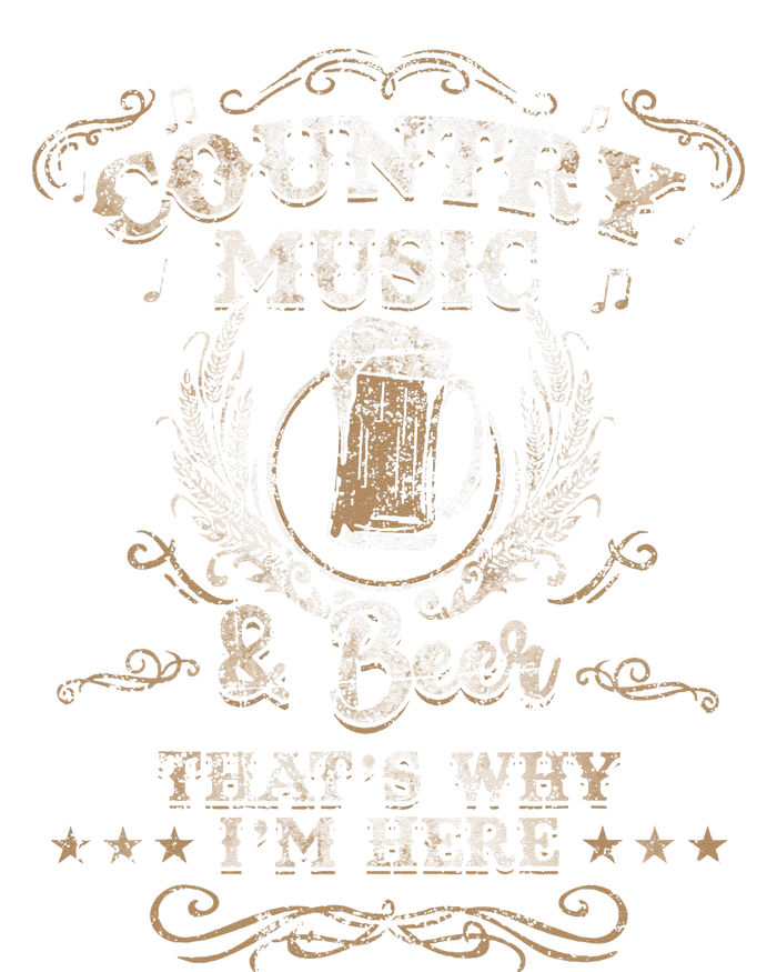 Vintage Country Music And Beer Thats Why Im Here Legends T-Shirt