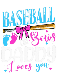 Baseball Or Bows Daddy Loves You Pink Or Blue Gender Reveal Cooling Performance Crew T-Shirt