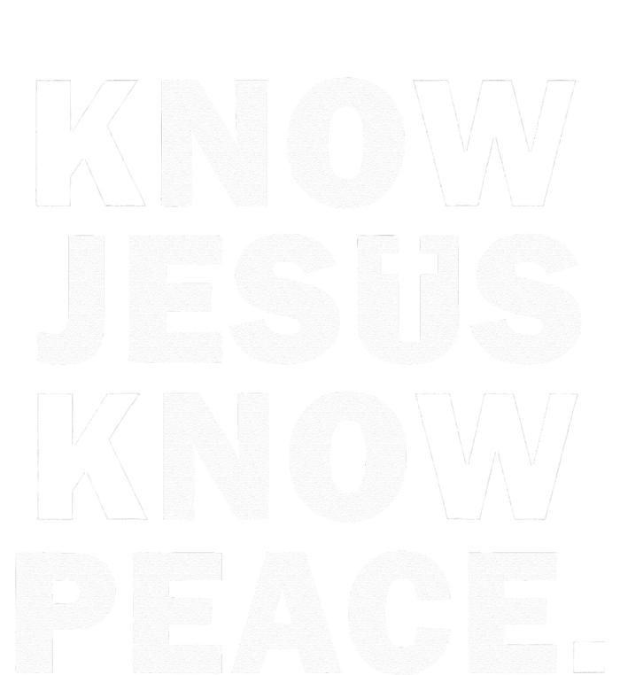 Christian Cross Faith Know Peace Know Jesus Large Microfiber Waffle Golf Towel