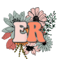 ER Nurse Emergency Room Nurse Floral Style For Nurse T-Shirt