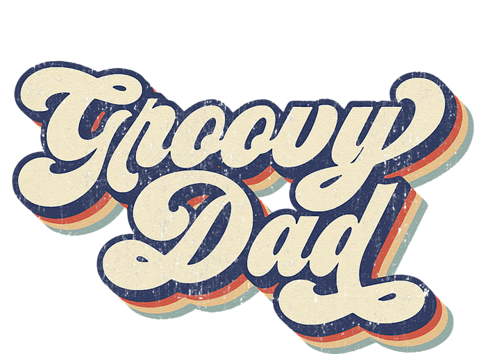 Groovy Dad Retro 70s Aesthetic Style Toddler Sweatshirt