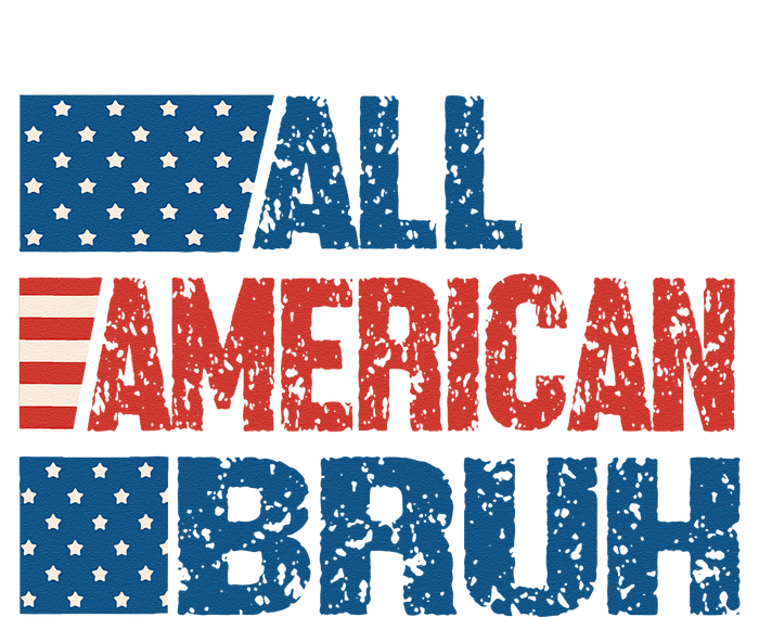 All American Bruh Vintage American People 4th Of July Sustainable Bucket Hat