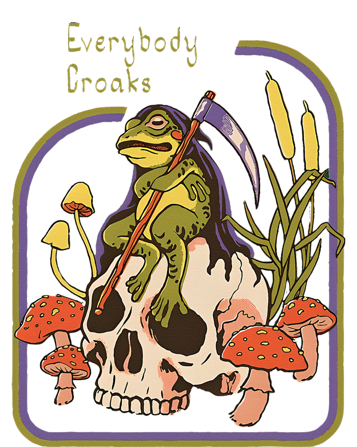 Everybody Croaks Frog Skull Mushroom Everybody croaks Pajama Set