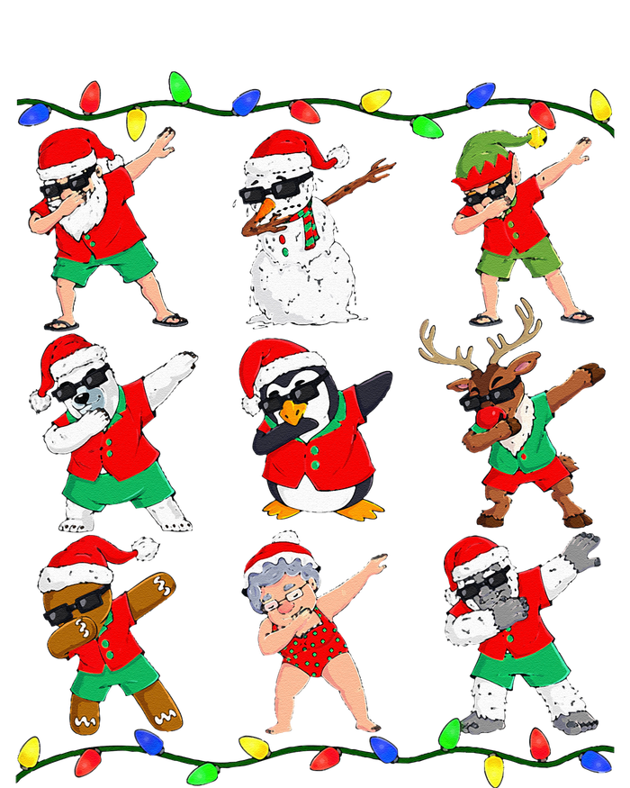 Dabbing Santa And Friends Christmas In July Xmas PosiCharge Competitor Tank