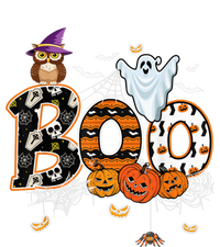 Boo Creepy Owl Pumpkin Ghost Funny Halloween Costume T-Shirt